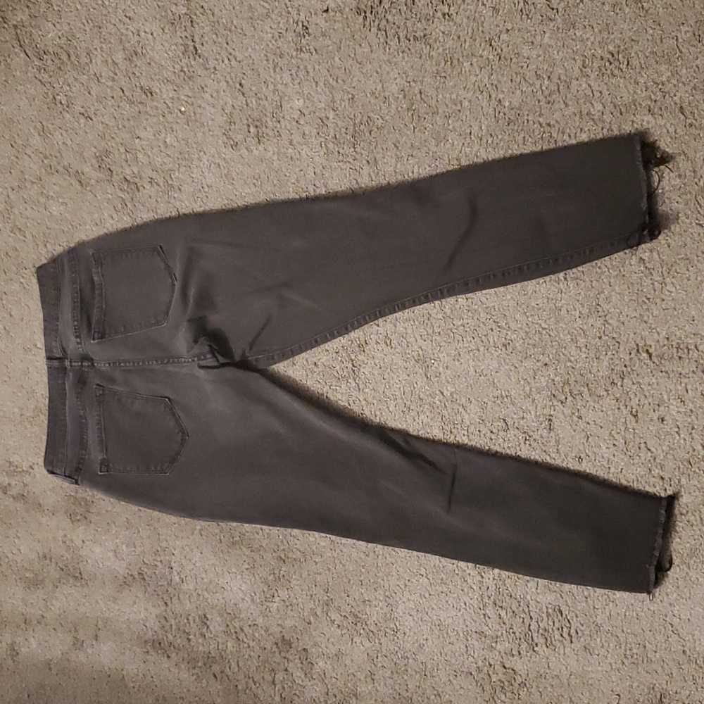 Women's  Distressed Mid Rise Rockstar Skinny Jeans - Picture 8 of 8